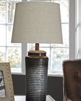 J&M Furniture - Ashley Furniture - Norbert Table Lamp (Set of 2) - Metal Table Lamp (Set of 2) - L204064
